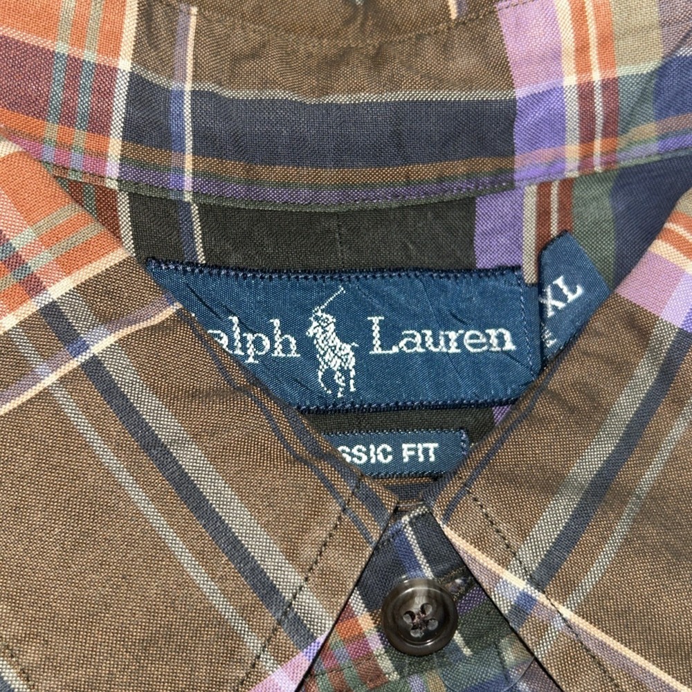 Polo Ralph Lauren Button Down Men's XL Multi Color - Picture 2 of 9